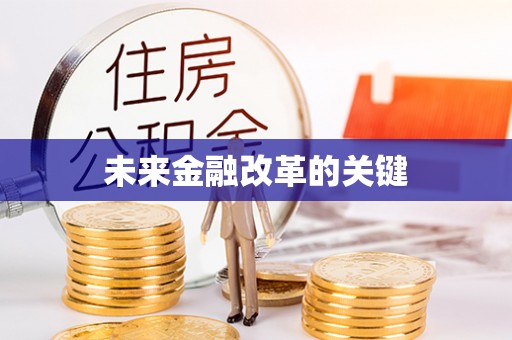 西岗未来金融改革的关键