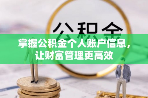 西岗掌握公积金个人账户信息，让财富管理更高效
